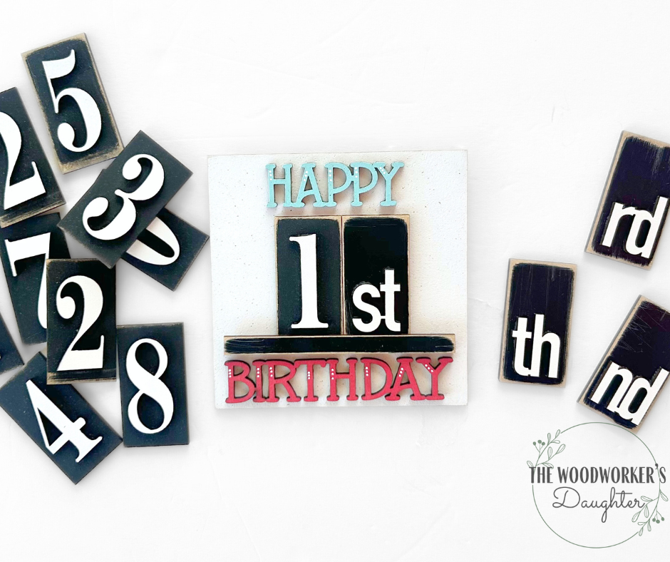 Birthday Celebration Interchangeable Inserts