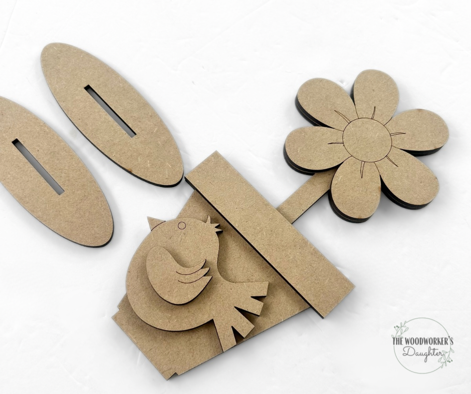 DIY Spring Shelf Sitters