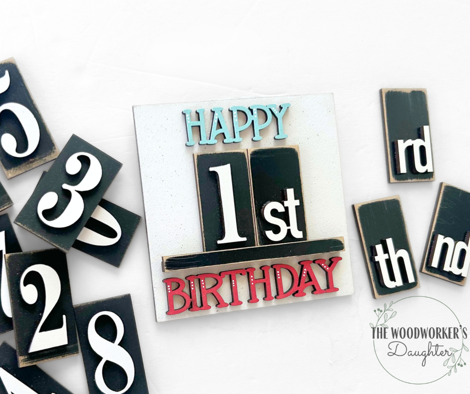 Birthday Celebration Interchangeable Inserts