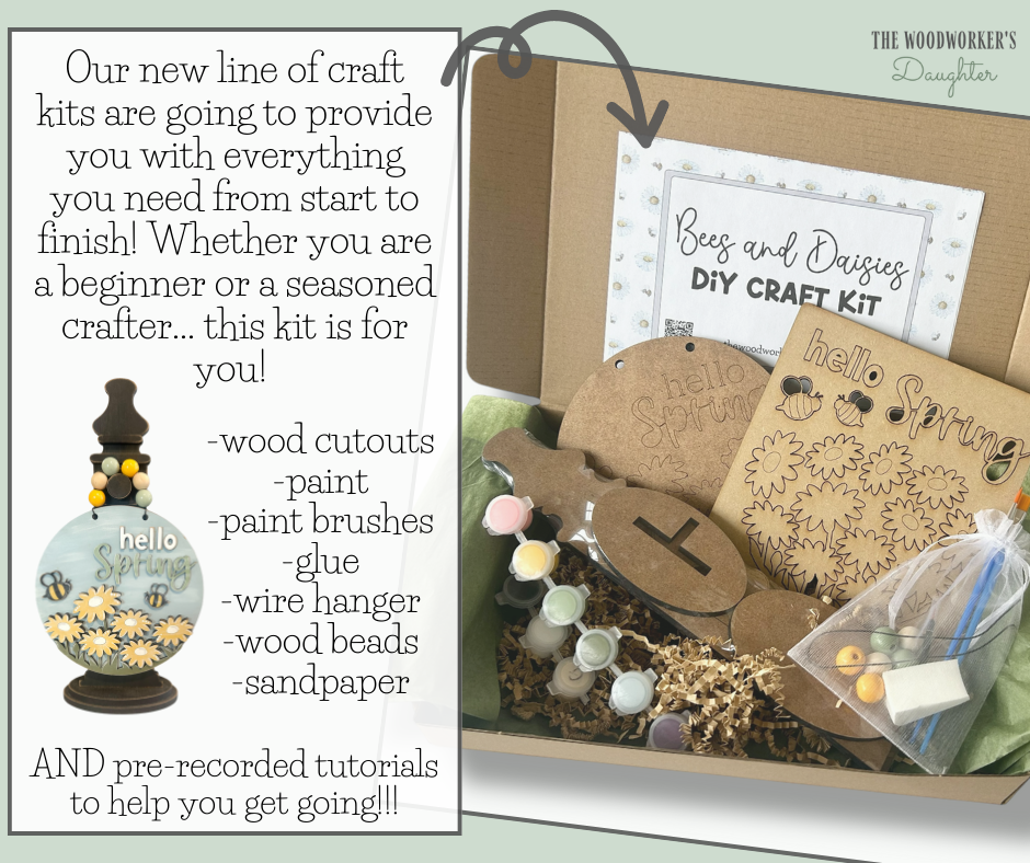 Bees and Daisies Spring DIY Craft Kit