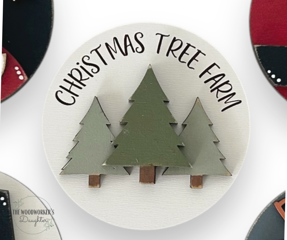 Christmas Tree Farm 3" Interchangeable Inserts