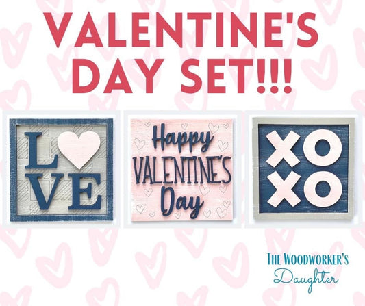 Interchangeable VALENTINE'S DAY Insert Set