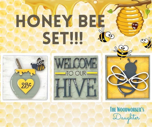 Interchangeable HONEY BEE Insert Set