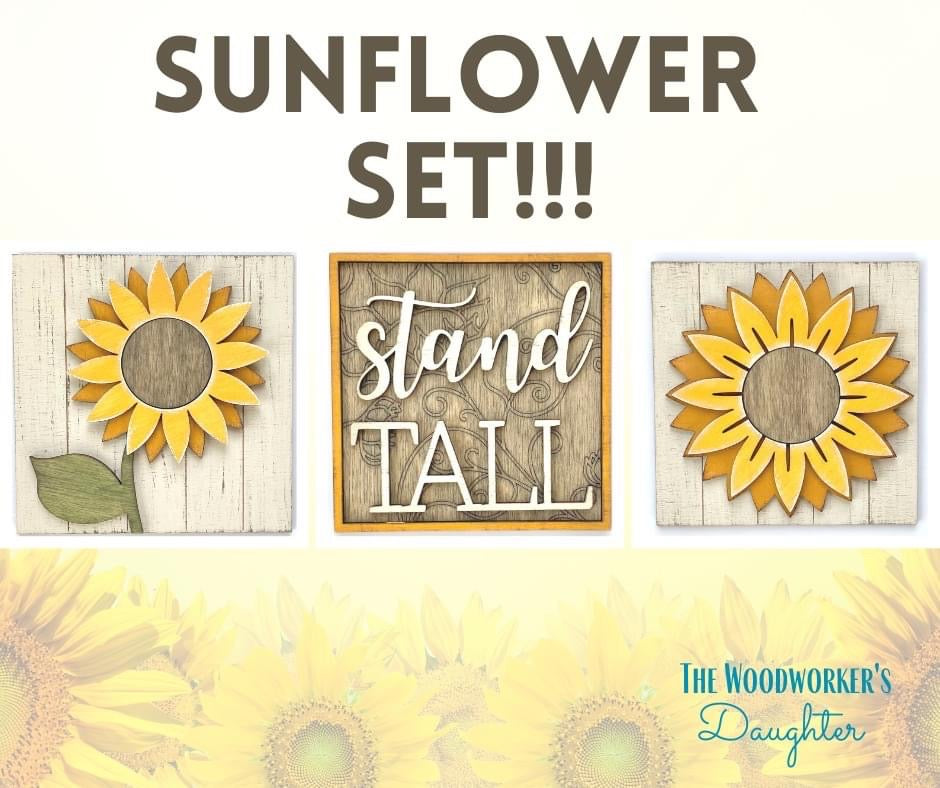 Interchangeable SUNFLOWER Insert Set