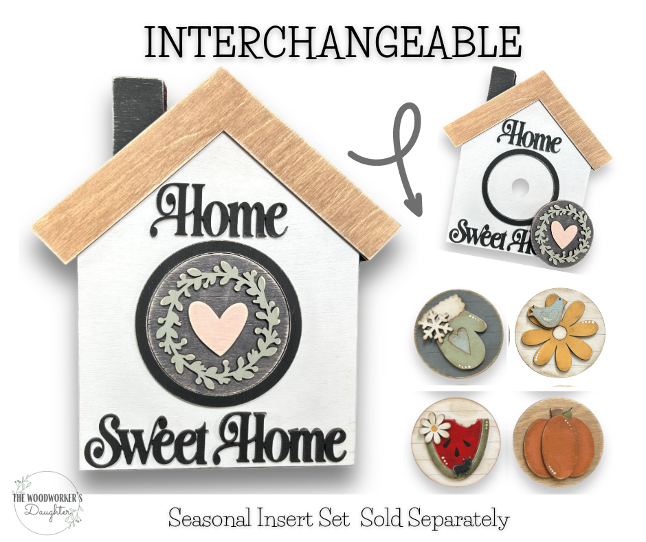 Interchangeable House Shelf Sitter