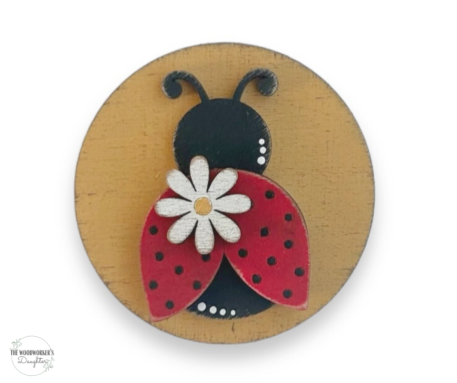 Ladybug 3" Interchangeable Insert