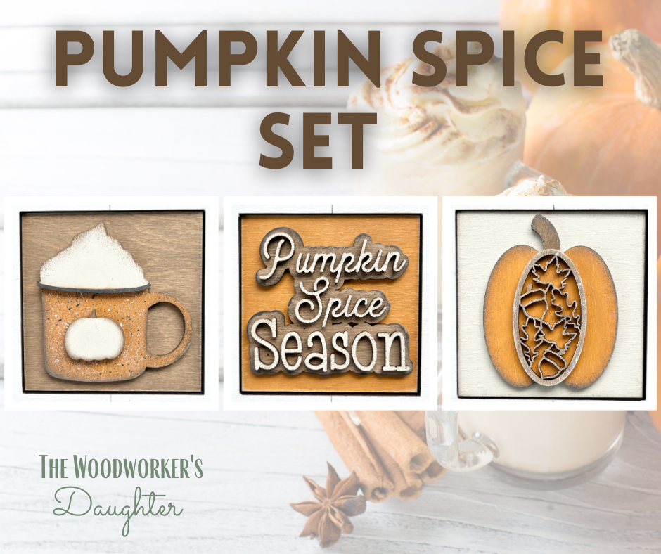 Interchangeable PUMPKIN SPICE Insert Set